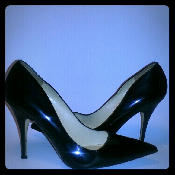 kate spade Shoes - Kate Spade Black Patent Leather Heels